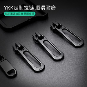马可莱登（MARK RYDEN）单肩包男士包包机车斜挎包时尚潮流胸包骑行腰包迷你大容量手机包MR7786典雅黑